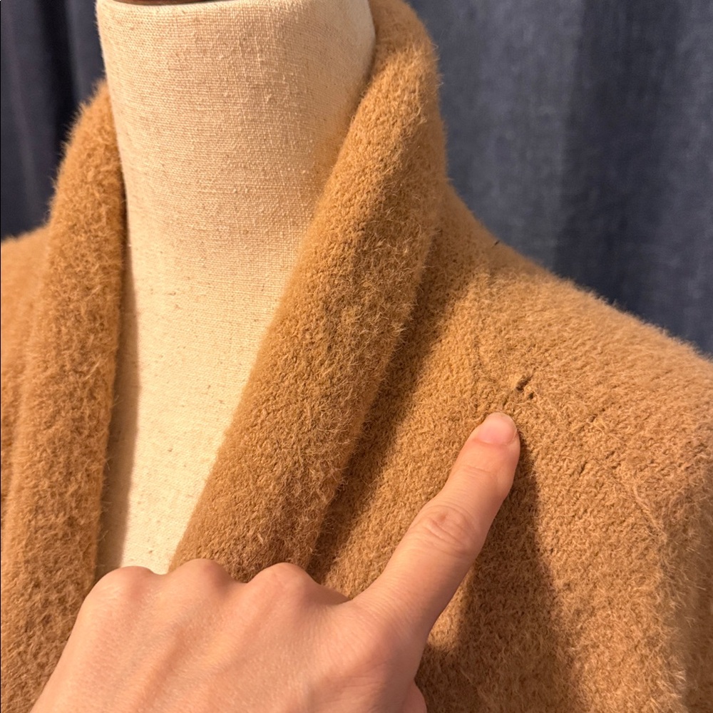 Sleeping on Snow by Anthropologie Camel Open-Front Cardigan - Picture 8 of 9